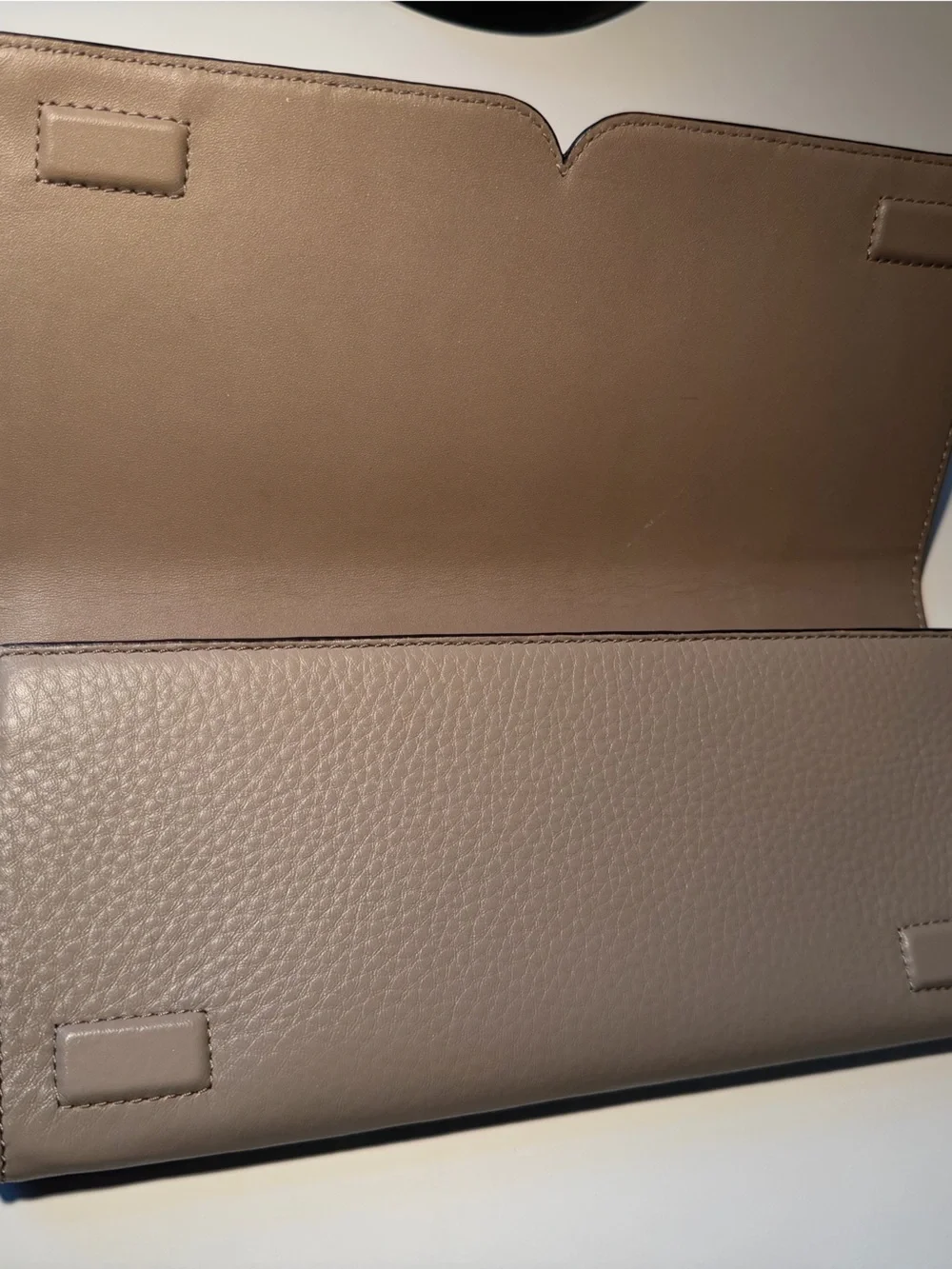 Tory Burch leather clutch